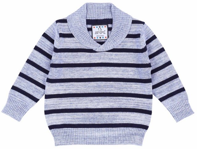 Sarcia.eu Streifenpullover Grau-dunkelblauer Pullover 0-3 Monate günstig online kaufen