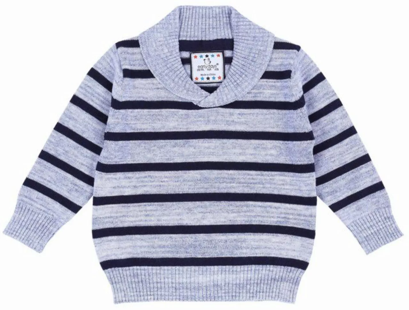 Sarcia.eu Streifenpullover Grau-dunkelblauer Pullover 3-6 Monate günstig online kaufen