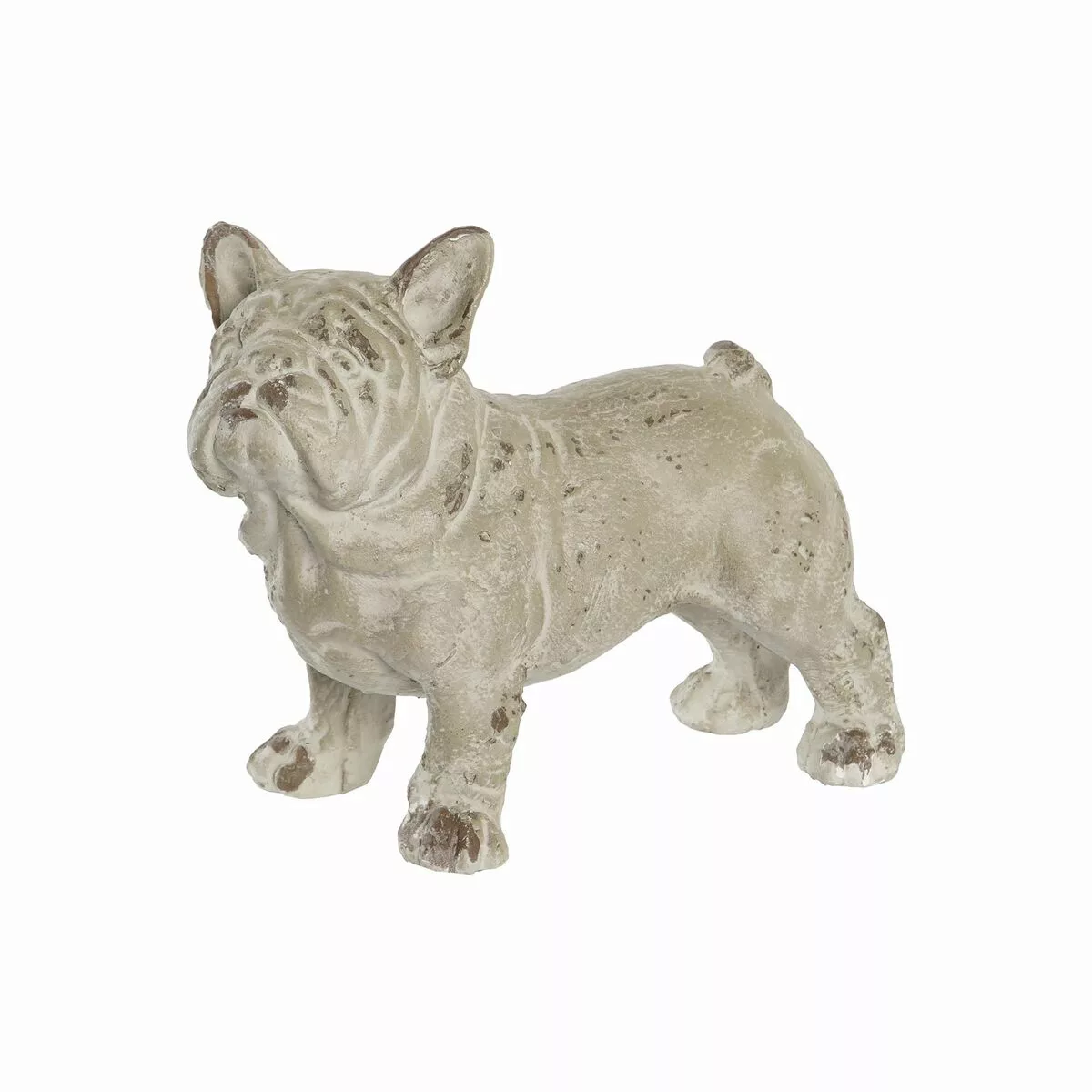 Deko-figur Dkd Home Decor Antiker Finish Grau Harz Hund (19 X 39 X 28,5 Cm) günstig online kaufen