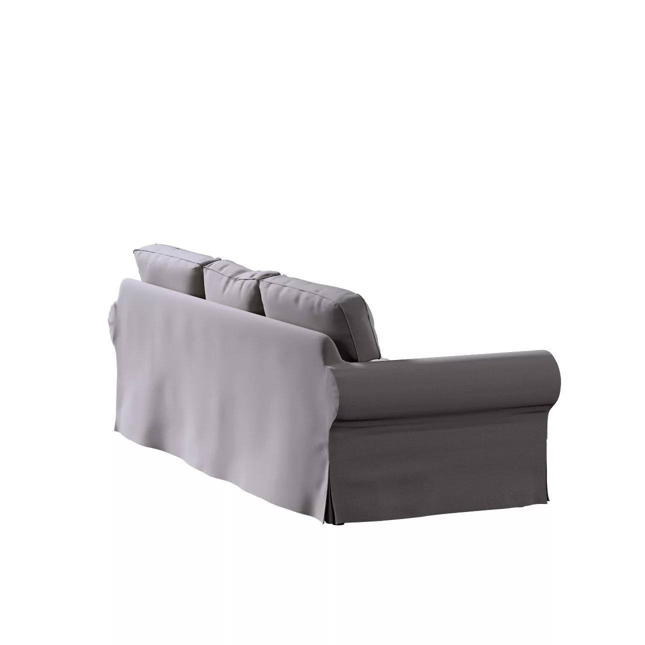 Bezug für Ektorp 3-Sitzer Schlafsofa, ALTES Modell, braun, Sofahusse Ektorp günstig online kaufen