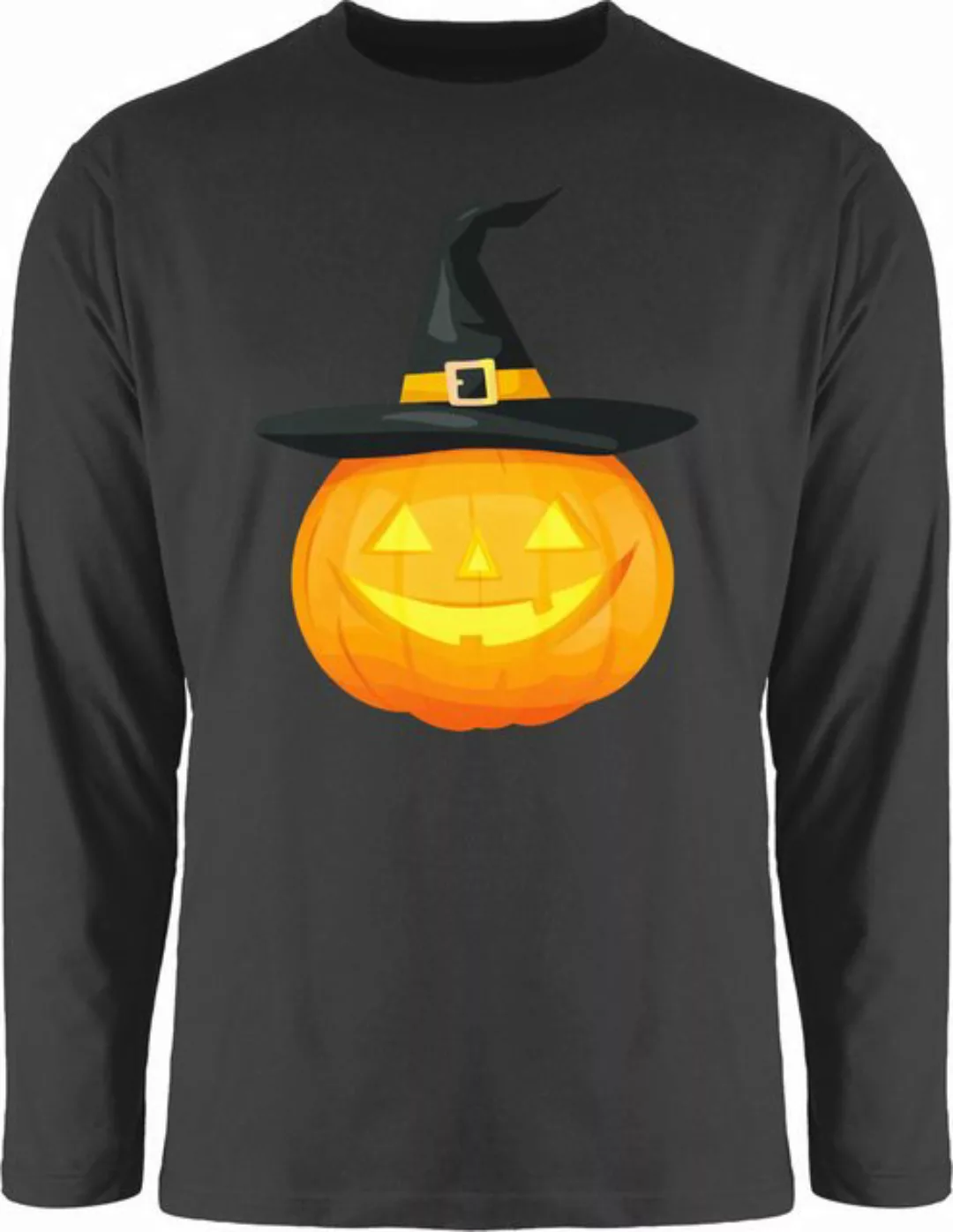 Shirtracer Rundhalsshirt Halloween Kürbis, Grinsender Kürbis, Jack o Lanter günstig online kaufen