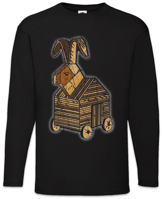 Urban Backwoods Langarmshirt Trojan Rabbit Langarm T-Shirt Monty Fun Knight günstig online kaufen