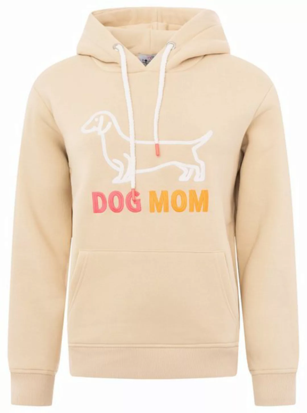 Zwillingsherz Kapuzenpullover Zwillingsherz Kapuzenpullover Hoodie DOG MOM günstig online kaufen