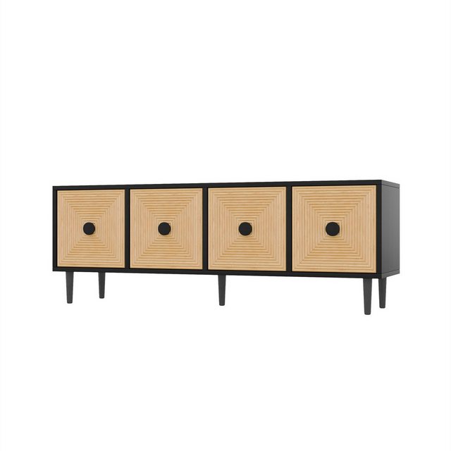 autolock TV-Schrank Moderner TV-Schrank–150 x 38 x 55 cm, niedrige Lowboard günstig online kaufen