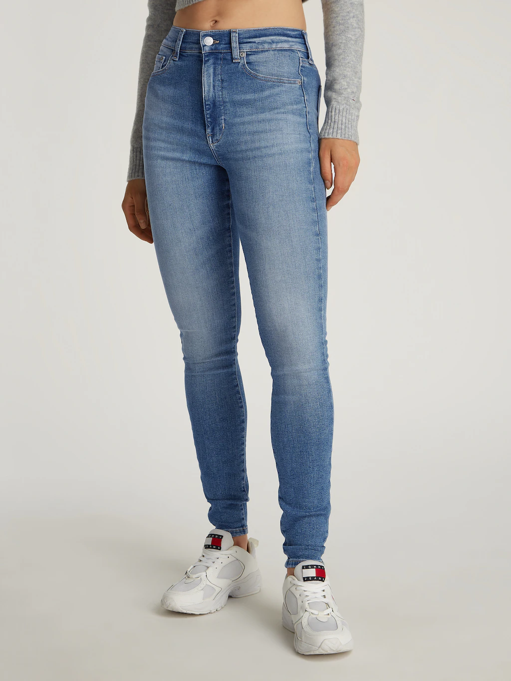 Tommy Jeans Skinny-fit-Jeans mit Logo-Badge günstig online kaufen