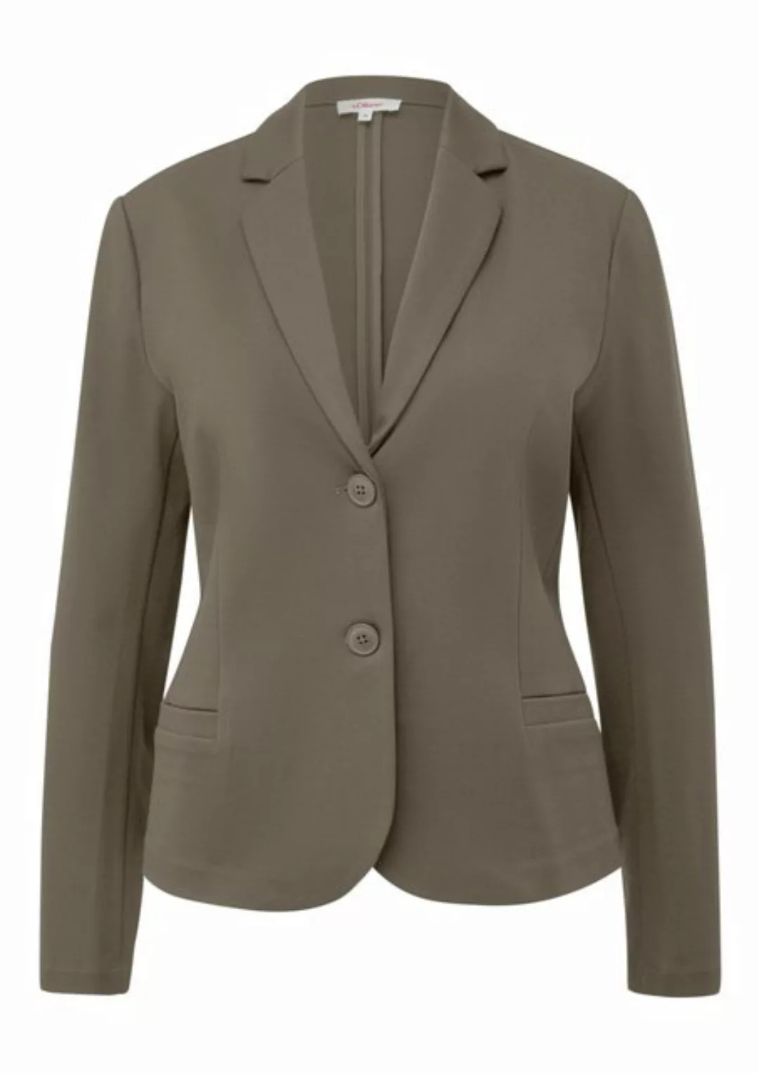 s.Oliver Jerseyblazer - kurzer Stretch Blazer für jeden Anlass - modischer günstig online kaufen