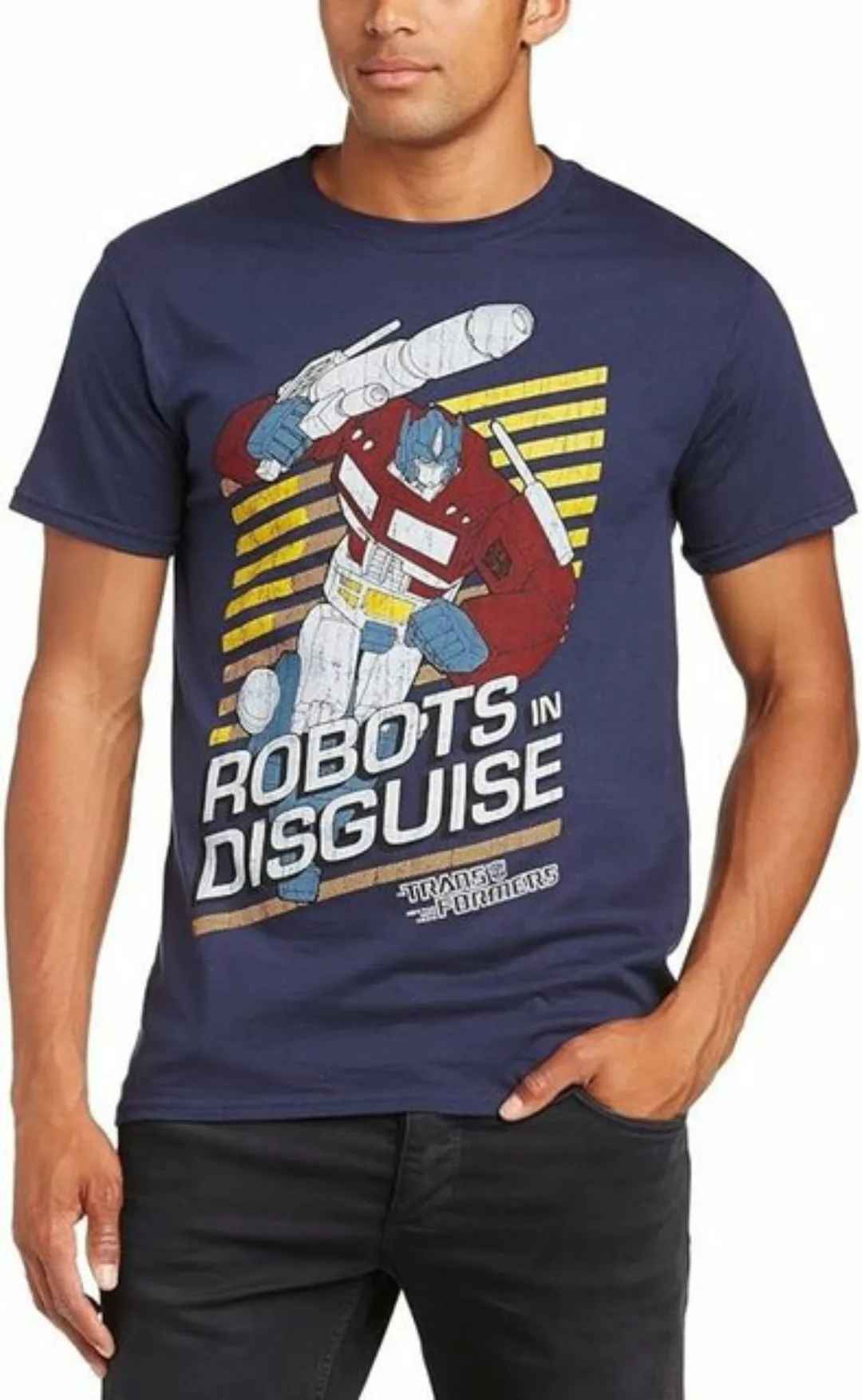 Transformers Print-Shirt TRANSFORMERS T-Shirt Navy Robots in Disguise Gr. M günstig online kaufen