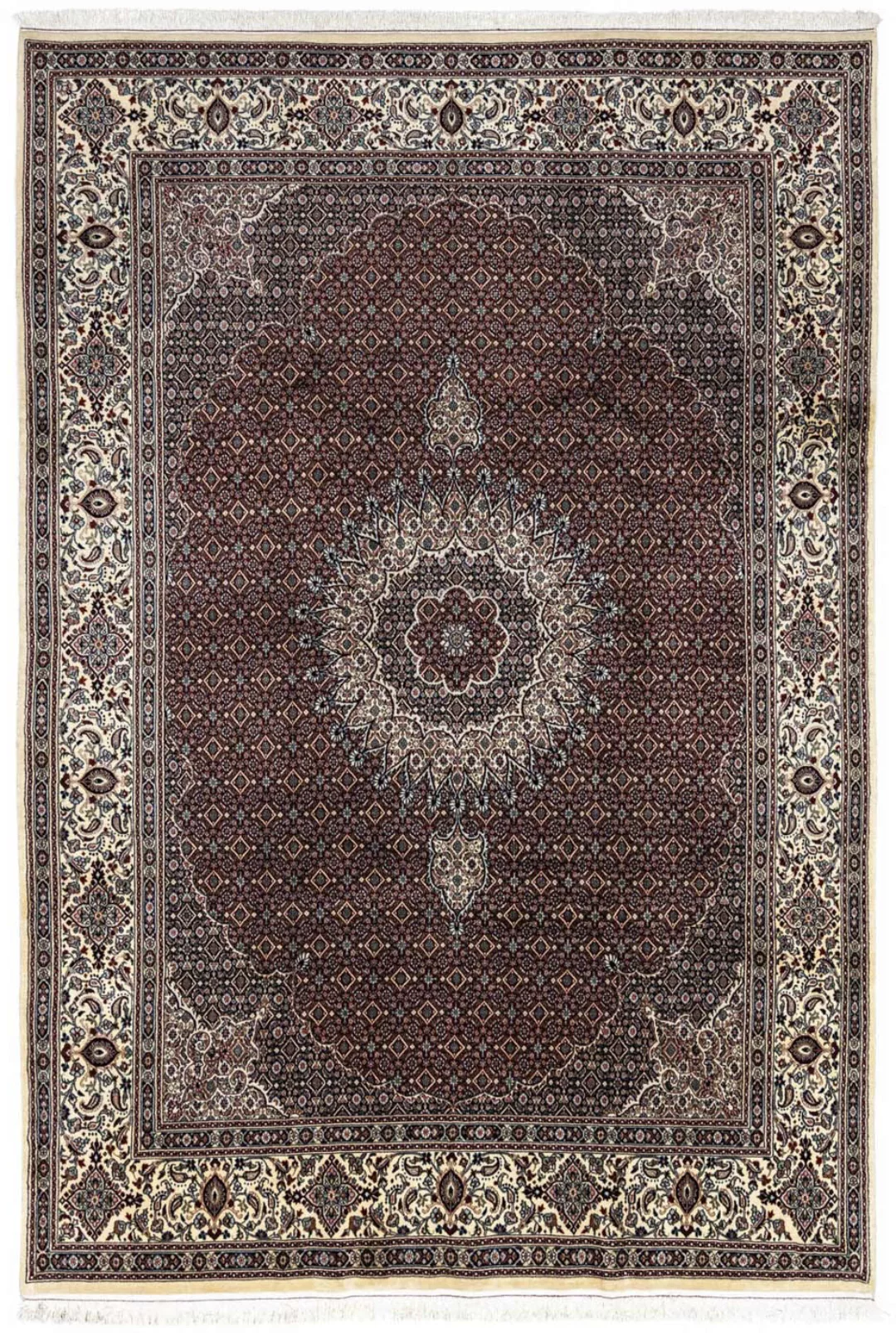morgenland Wollteppich »Moud Medaillon Rosso scuro 349 x 246 cm«, rechtecki günstig online kaufen