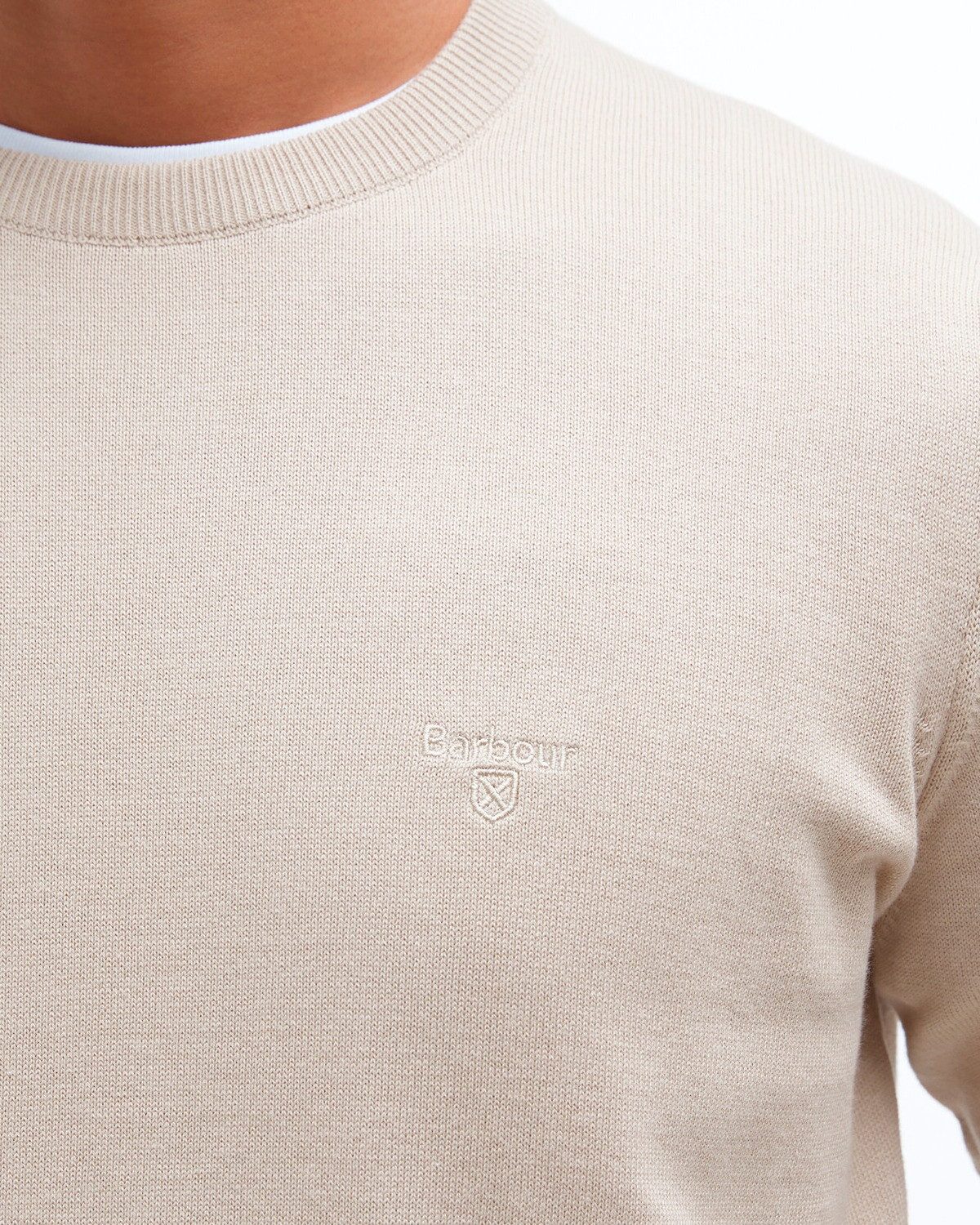 Barbour Strickpullover Rundhals-Pullover Pima Cotton Crew günstig online kaufen