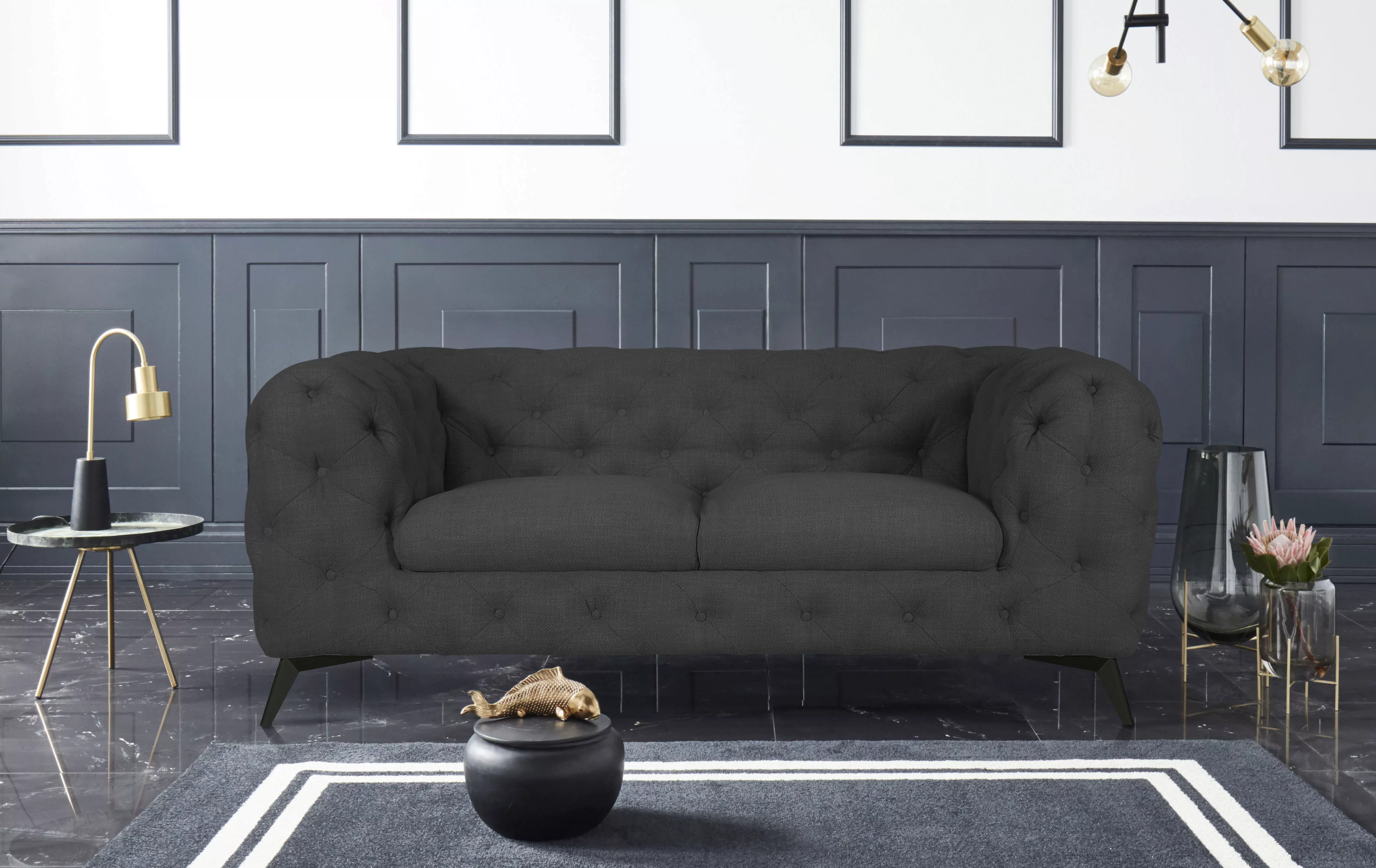 Leonique Chesterfield-Sofa "Glynis" günstig online kaufen