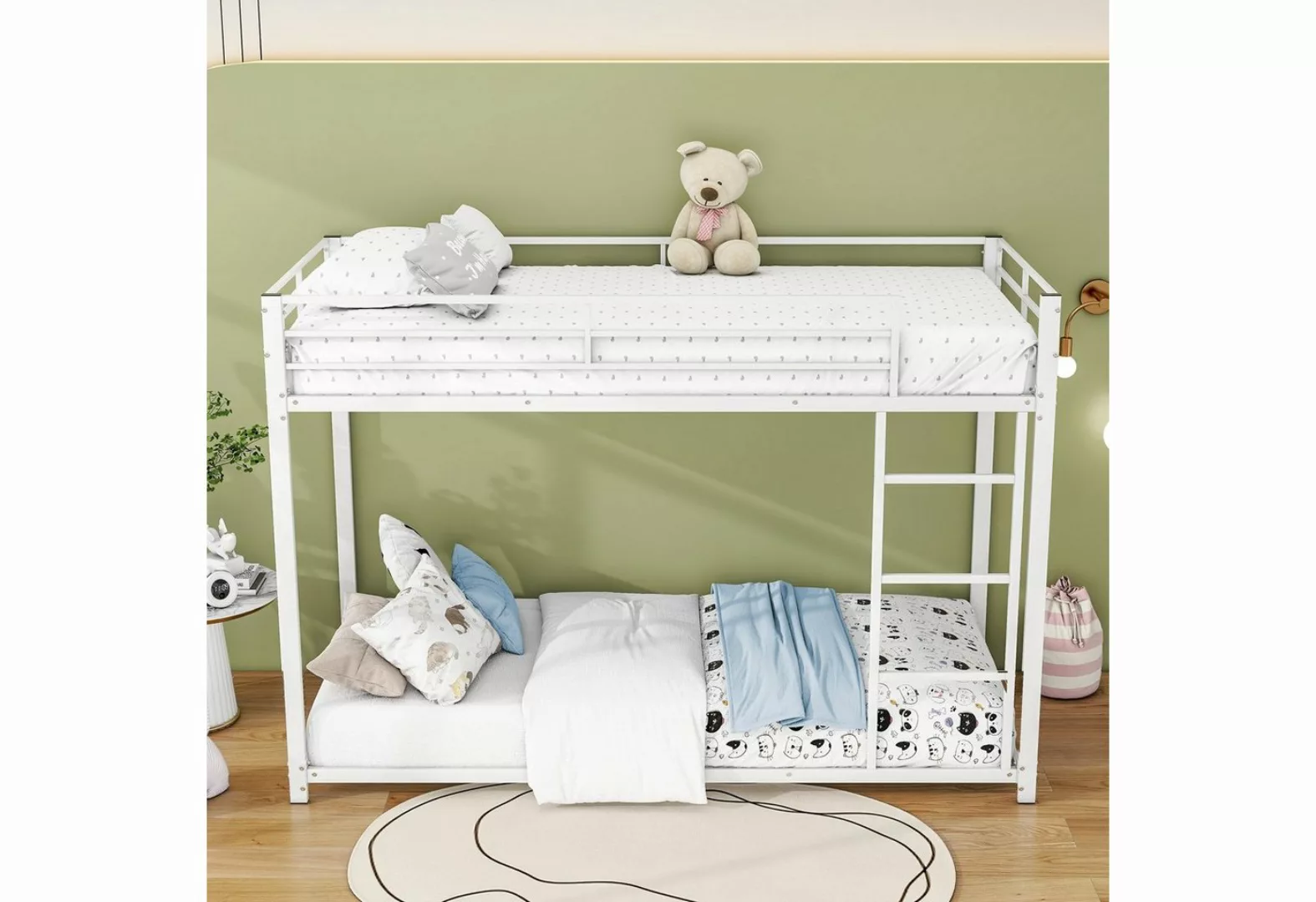 Gotagee Kinderbett Klassischer Form Doppelbett Kinderbett 90x200cm Etagenbe günstig online kaufen