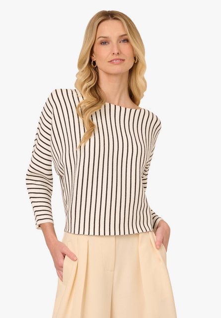 Adrianna Papell Strickpullover Crew Neck Vertical Striped Long Dolman Sleev günstig online kaufen