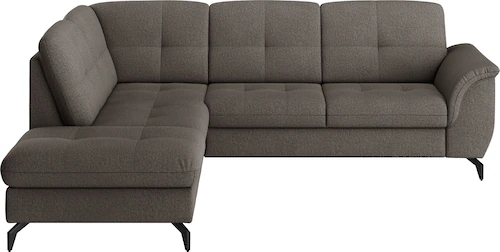 sit&more Ecksofa "Zora L-Form", wahlweise mit Bettfunktion und Bettkasten günstig online kaufen