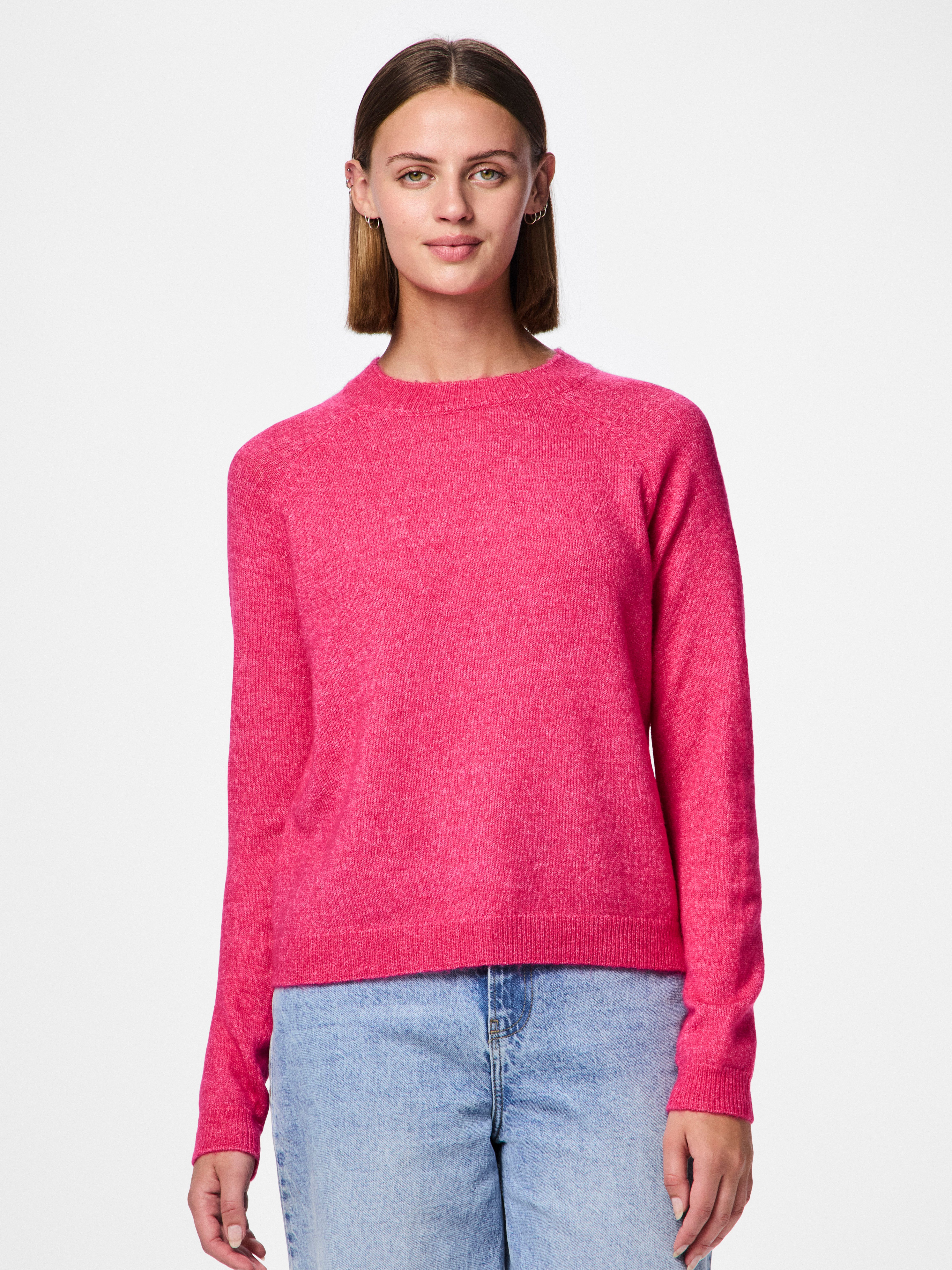 pieces Strickpullover PCJULIANA LS O-NECK KNIT günstig online kaufen