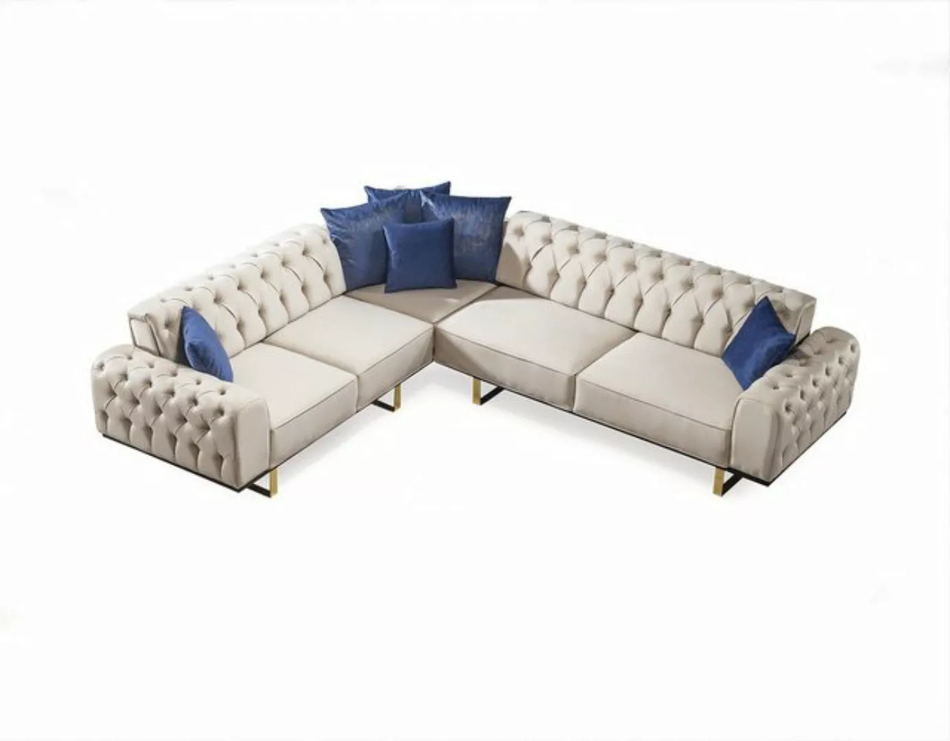 Villa Möbel Ecksofa Lily, Set, mit Relax-/Bettfunktion durch umklappbare Rü günstig online kaufen