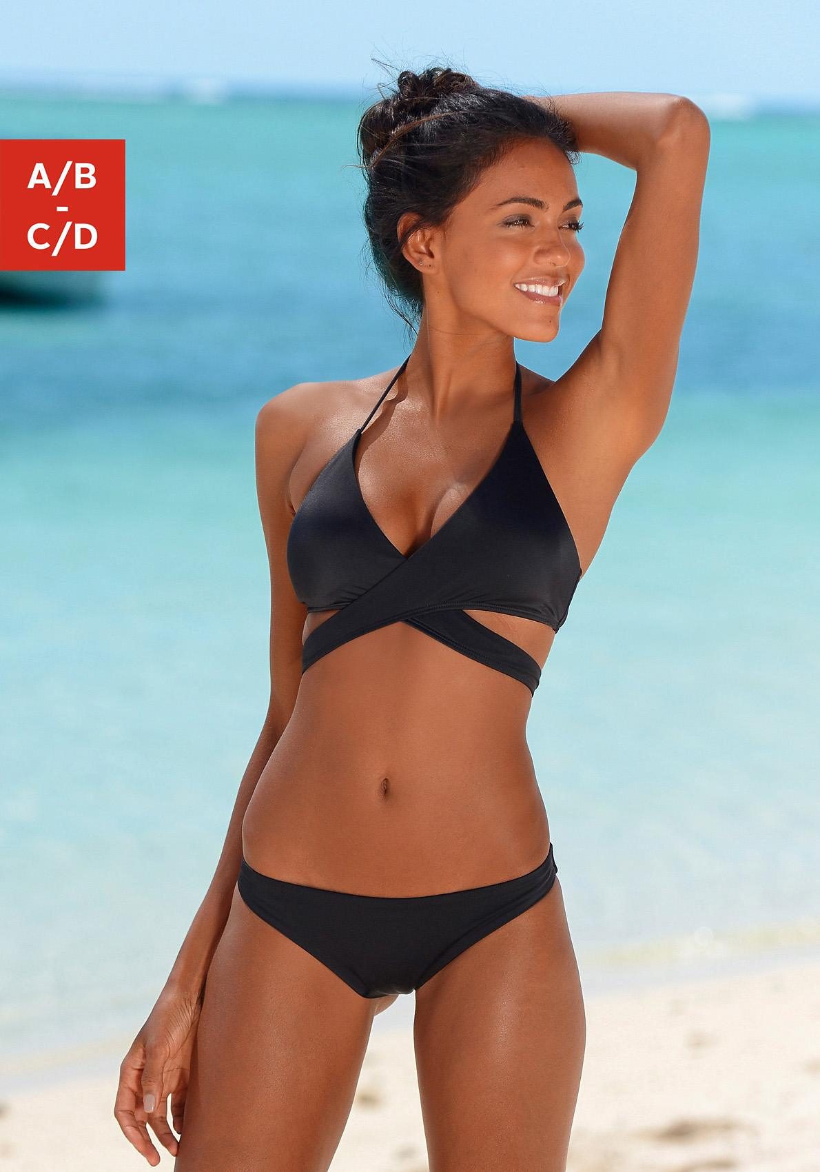 Bench. Triangel-Bikini, in Wickeloptik günstig online kaufen