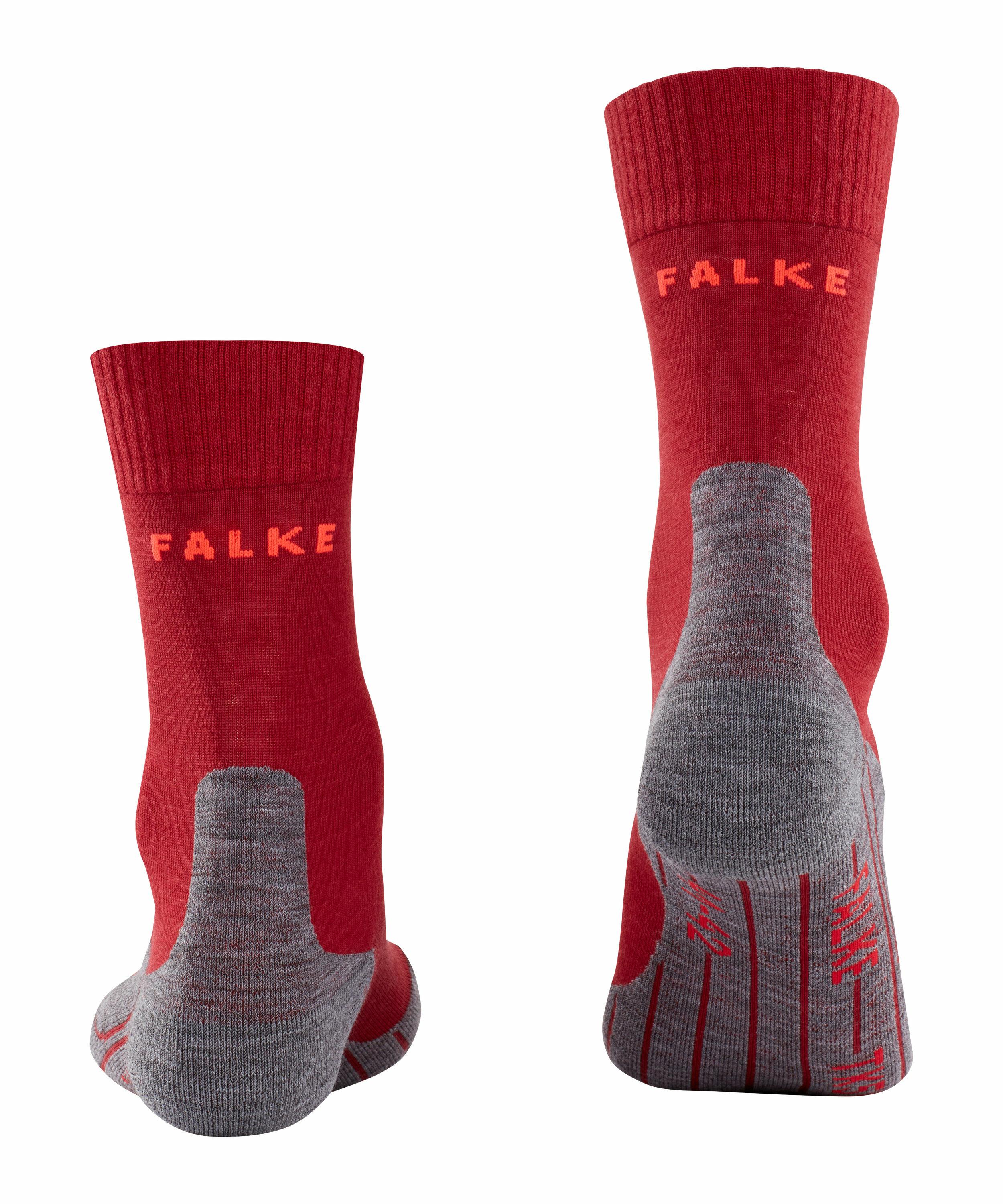 FALKE TK5 Damen Wandersocken, 35-36, Rot, Schurwolle, 16243-883001 günstig online kaufen