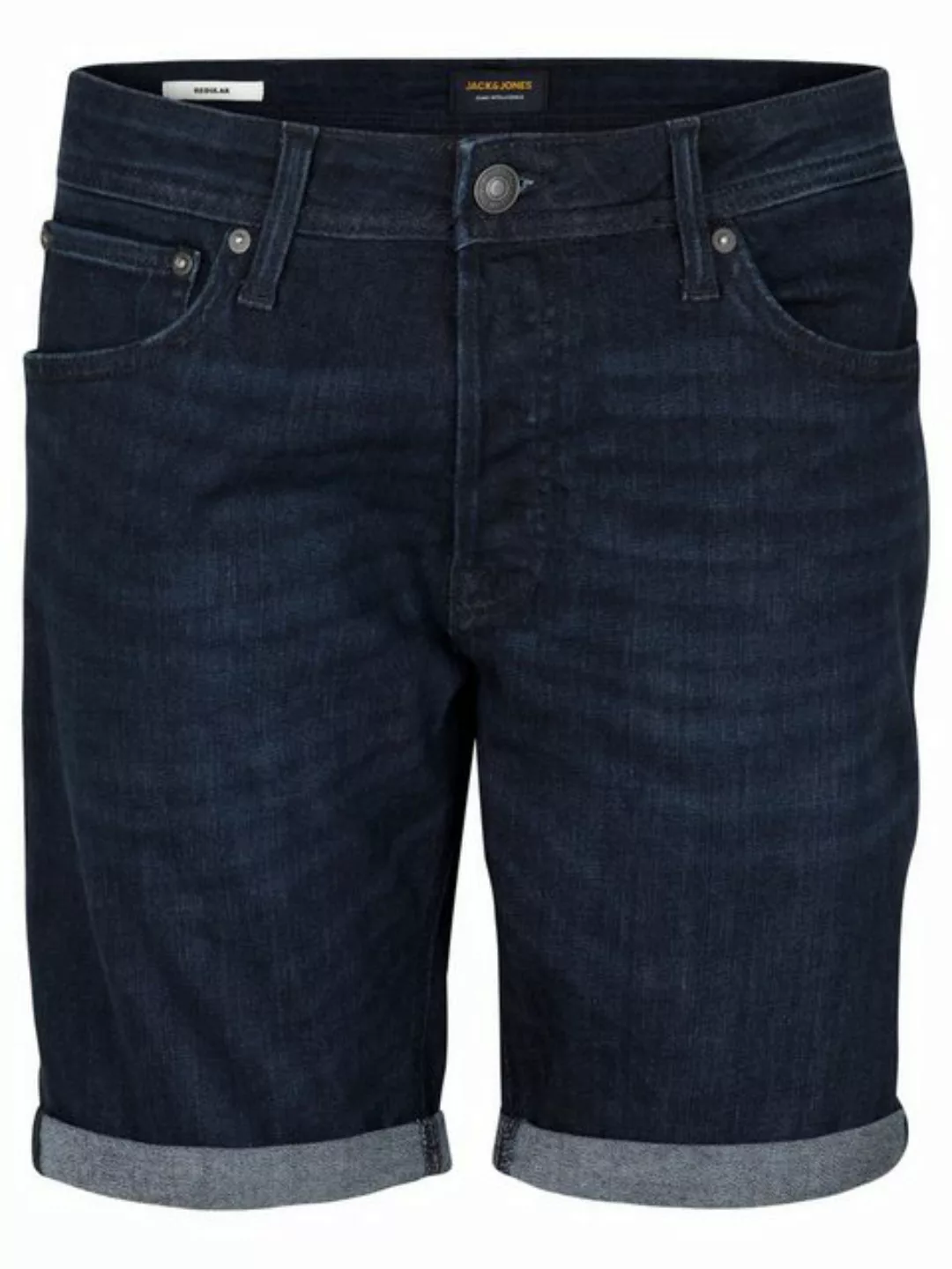 Jack & Jones Jeans Shorts Herren Stretch Kurz Regular Fit JJIRICK günstig online kaufen