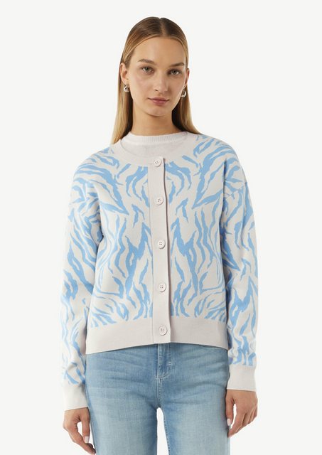 comma casual identity Strickjacke Strickjacke mit Jacquard-Muster Artwork günstig online kaufen