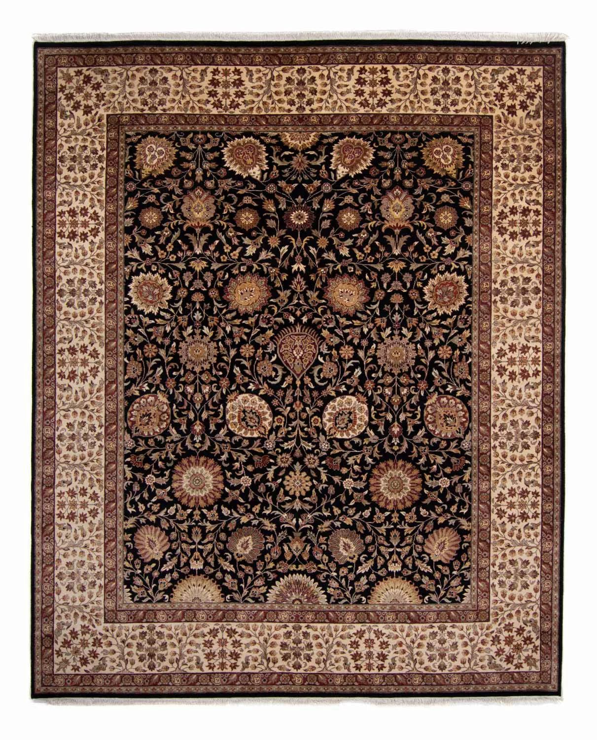 morgenland Wollteppich »Ghom Felder Marrone chiaro 324 x 246 cm«, rechtecki günstig online kaufen