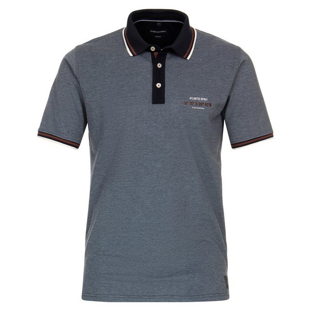 CASAMODA Poloshirt CasaModa Poloshirt Stretch blau melange modisch XXL günstig online kaufen