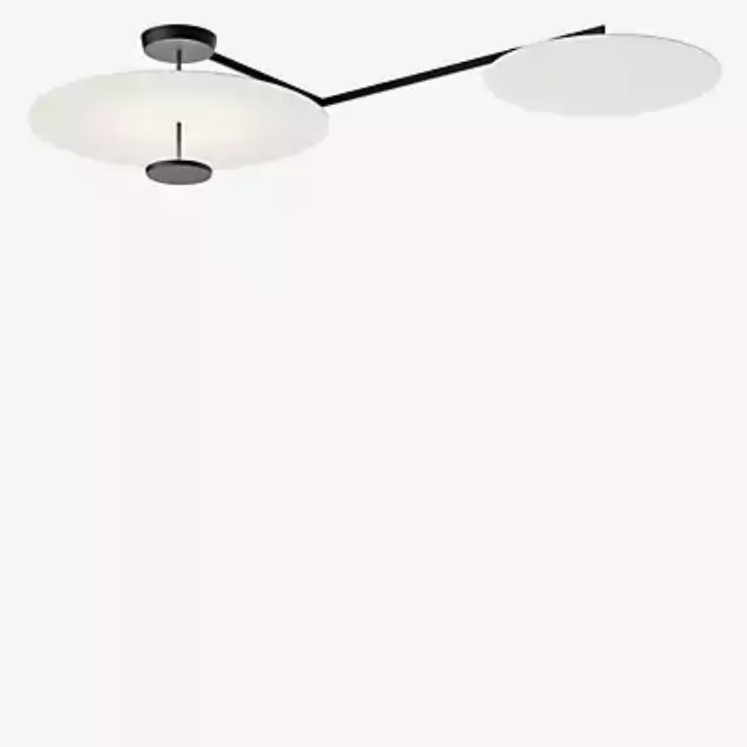 Vibia Flat Deckenleuchte LED 2-flammig, weiß - 186 cm - Casambi günstig online kaufen