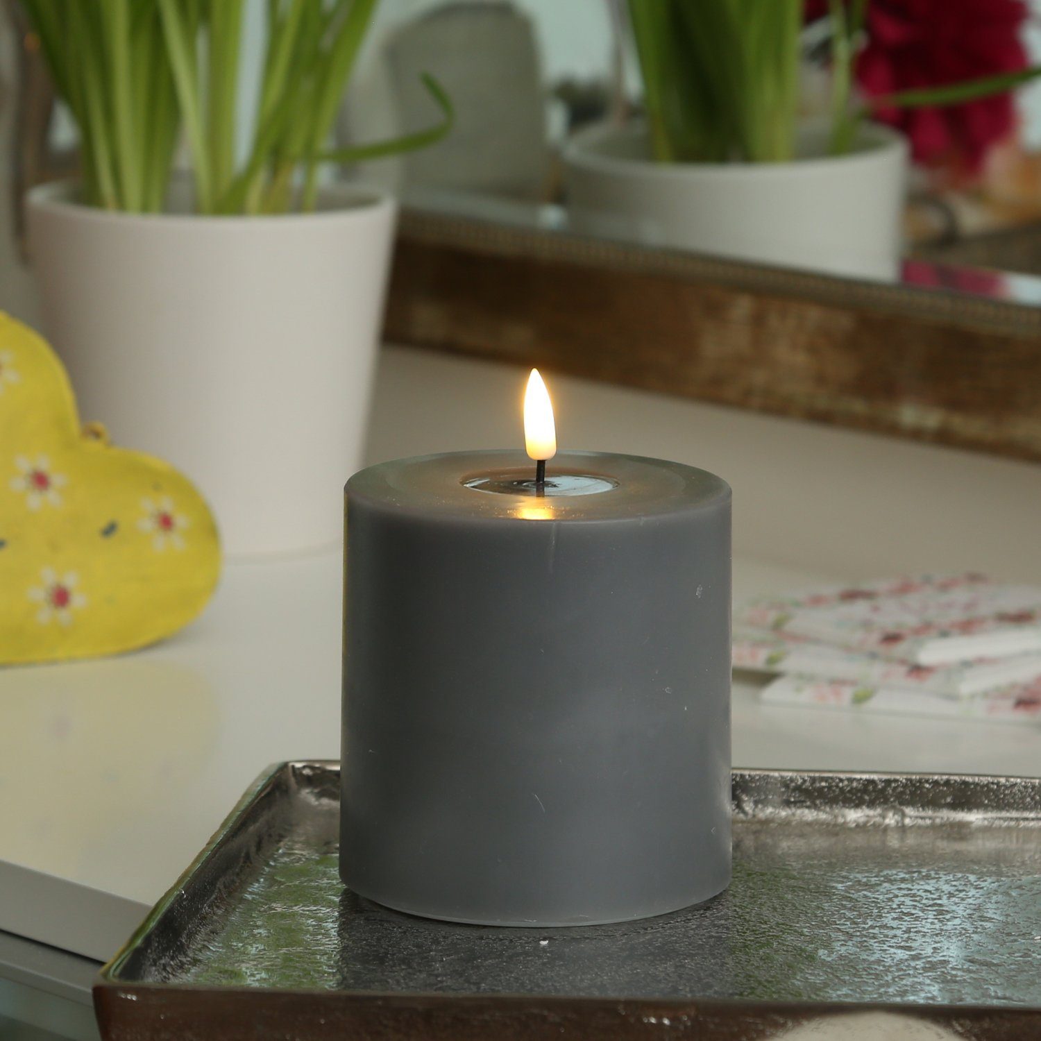 Deluxe Homeart LED-Kerze Mia Echtwachs Deluxe günstig online kaufen