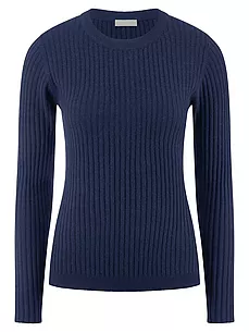 Rundhals-Pullover include blau günstig online kaufen