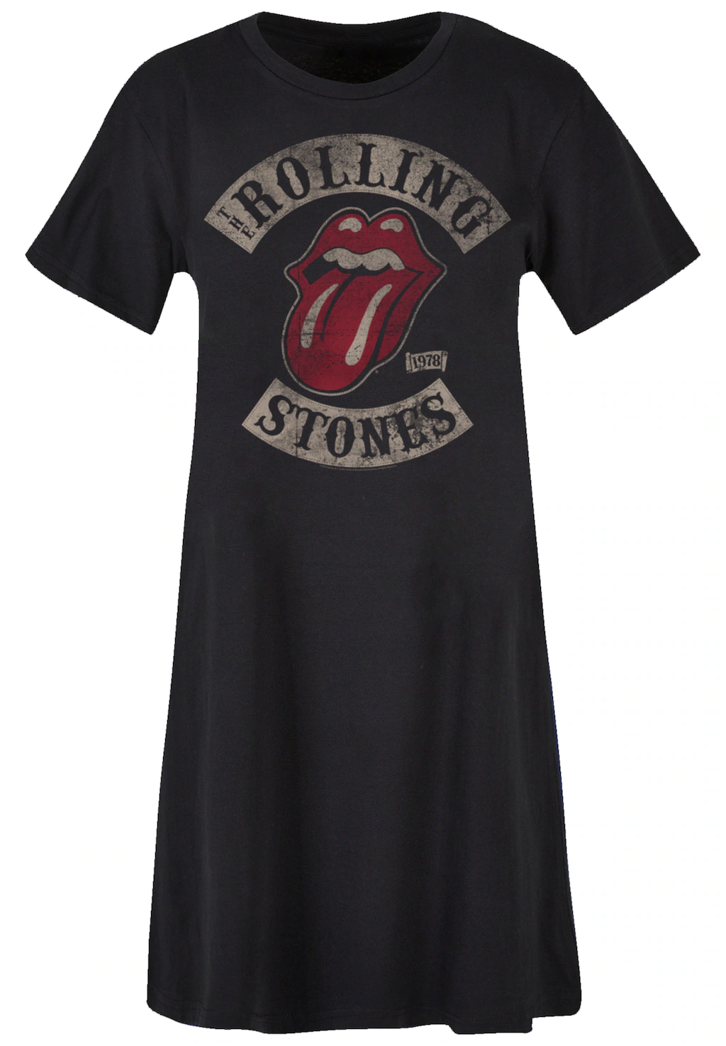 F4NT4STIC Shirtkleid "The Rolling Stones Tour 78 Vector", Premium Qualität günstig online kaufen