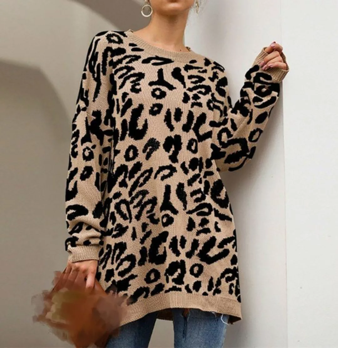 AFAZ New Trading UG 2-in-1-Langarmshirt Leopardenmuster-Pullover für Damen, günstig online kaufen