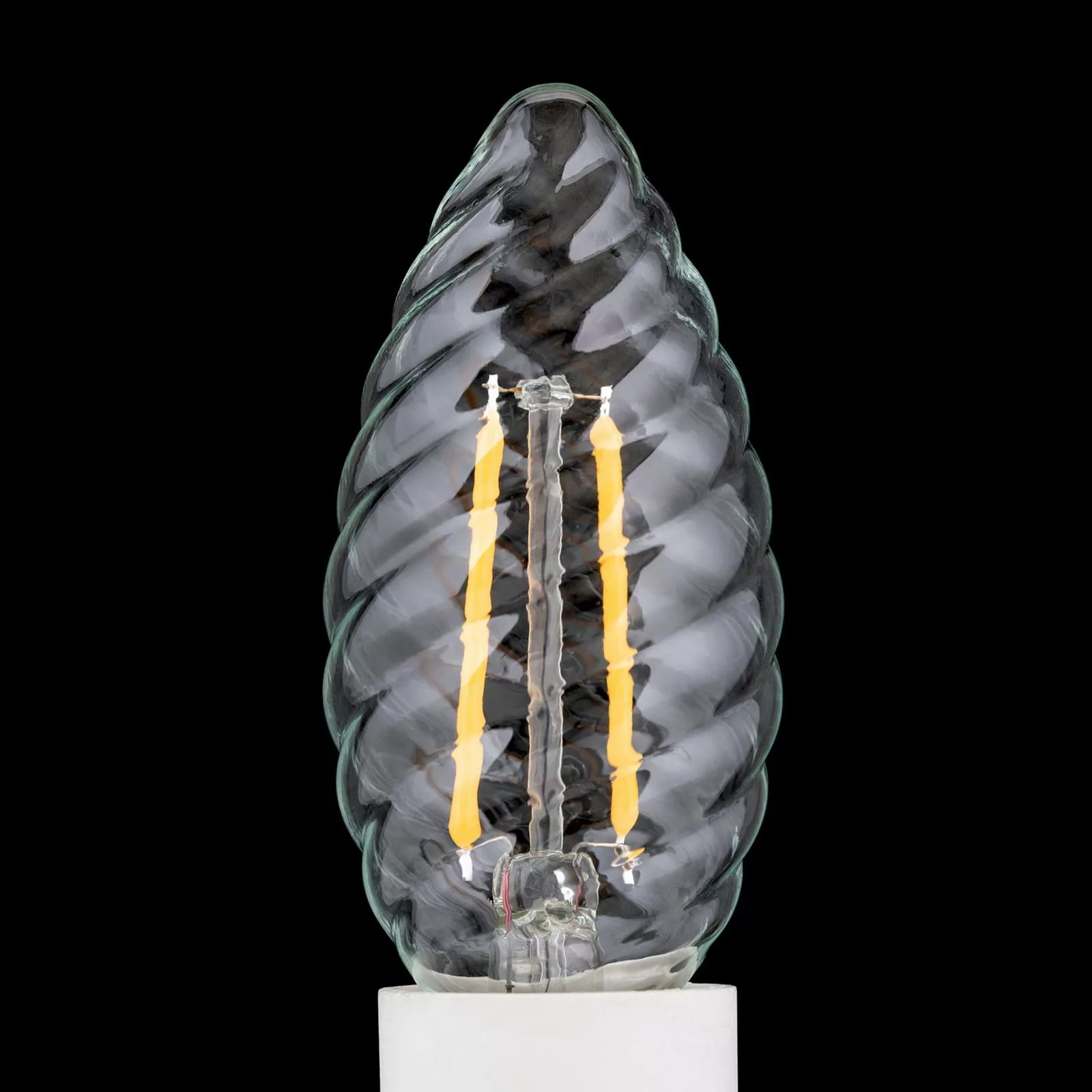 LED-Kerzenlampe E14 3W 2.700 K Filament gedreht günstig online kaufen