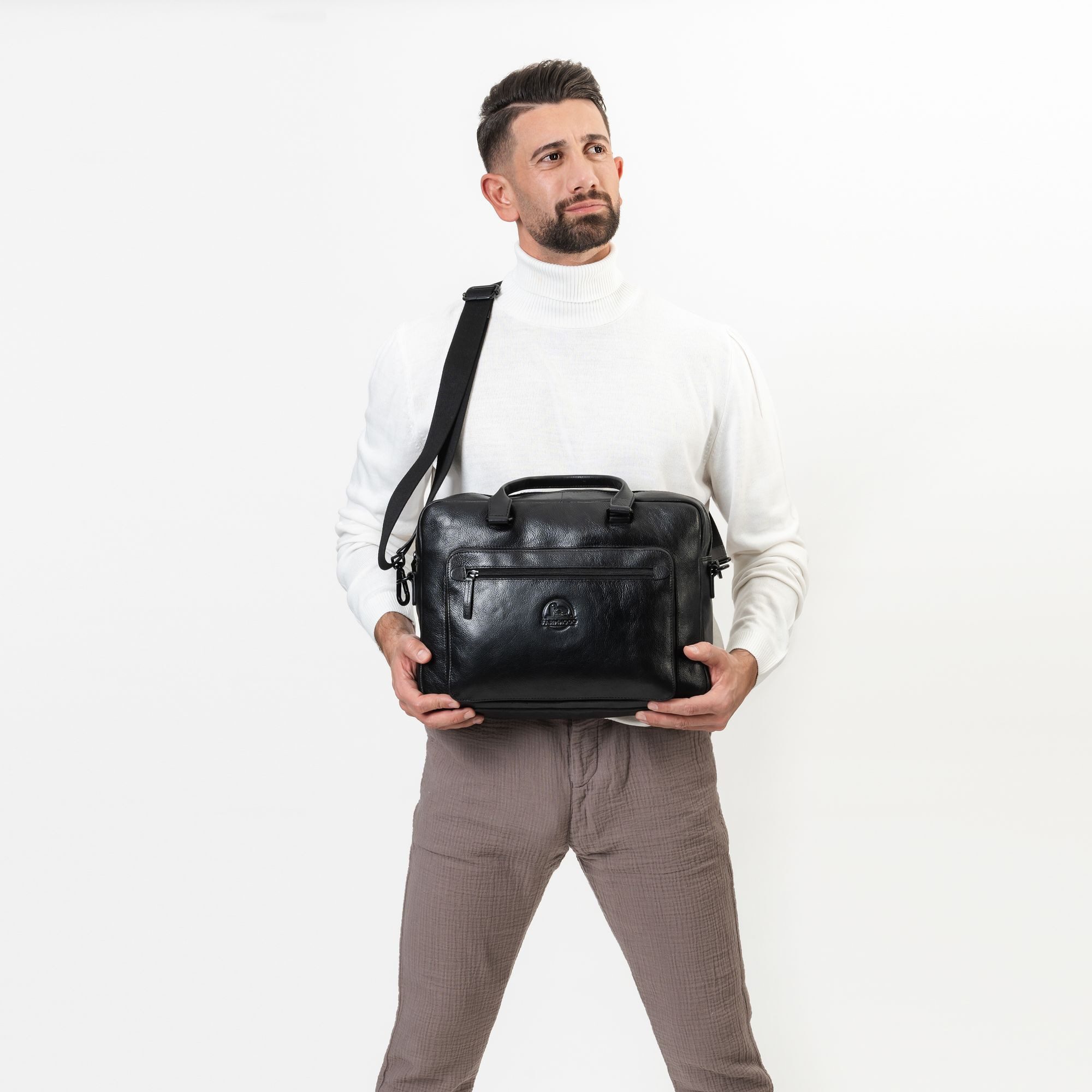 Farmhood Aktentasche Memphis, Leder günstig online kaufen