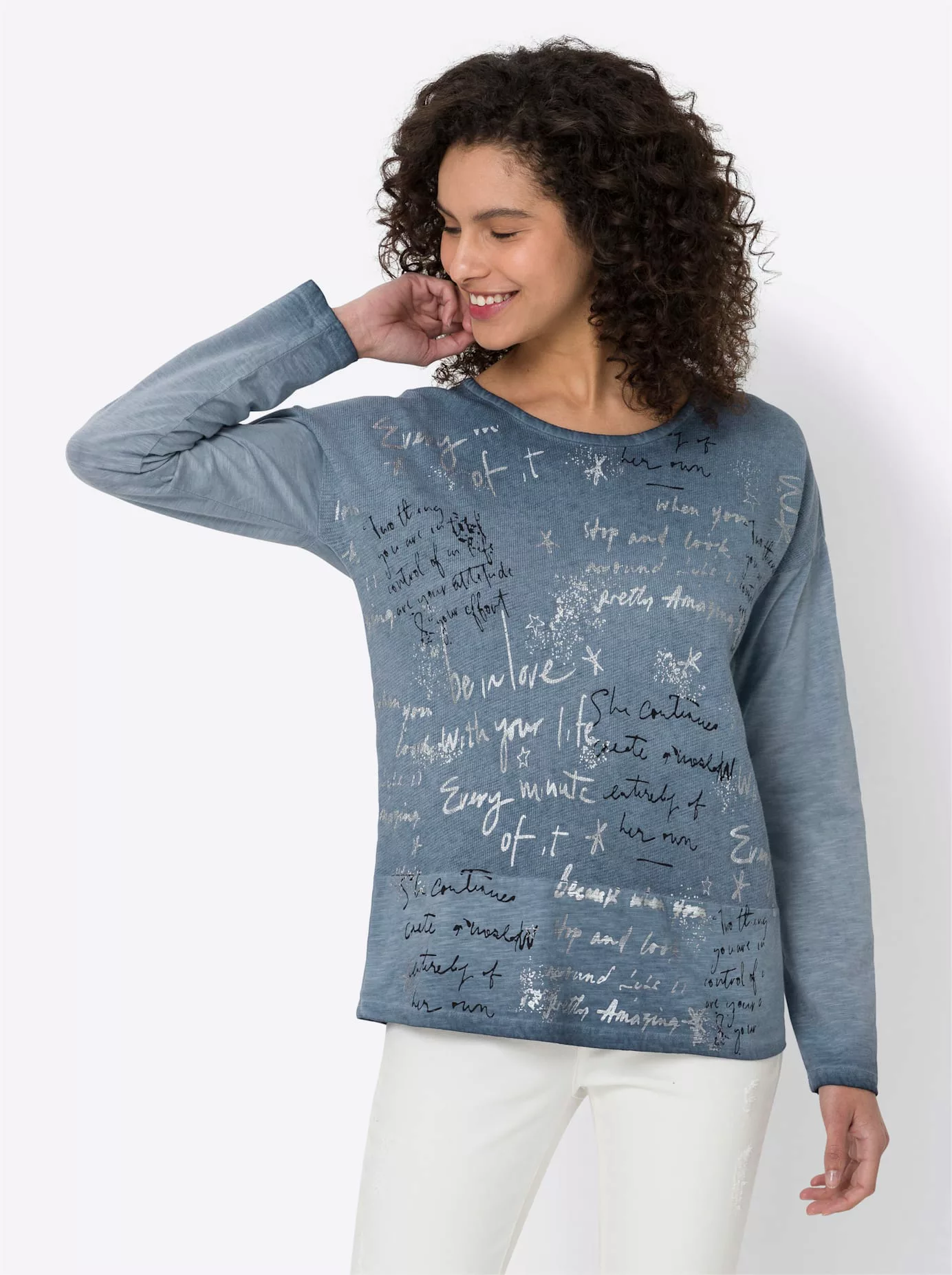 heine Langarmshirt "Shirt", (1 tlg.) günstig online kaufen