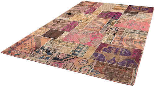 morgenland Wollteppich »Patchwork Patchwork 234 x 164 cm«, rechteckig günstig online kaufen