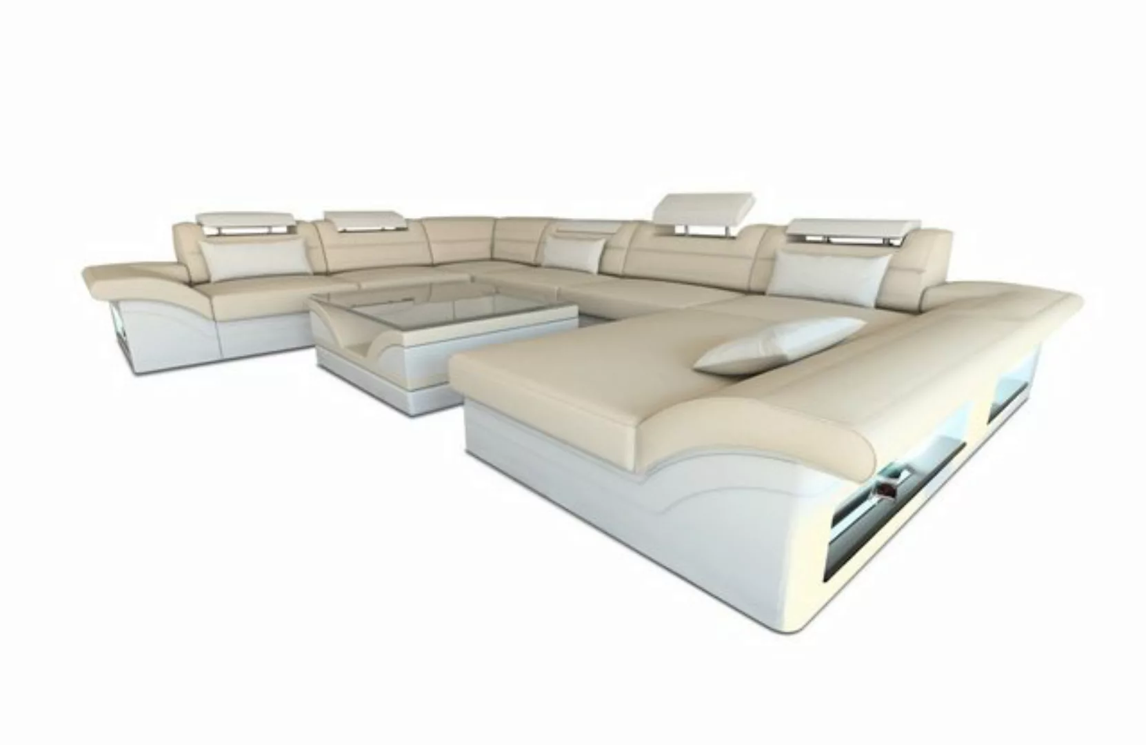 Sofa Dreams Wohnlandschaft Polster Stoffsofa Couch Enzo XXL U Form Stoff So günstig online kaufen