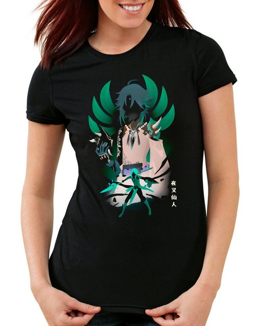 style3 T-Shirt Demon of the Mountains genshin impact teyvat fantasy günstig online kaufen