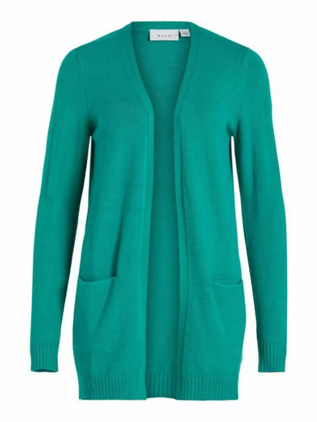 Vila Cardigan Feinstrick Basic Cardigan Stretch mit Taschen VIRIL 4597 in T günstig online kaufen