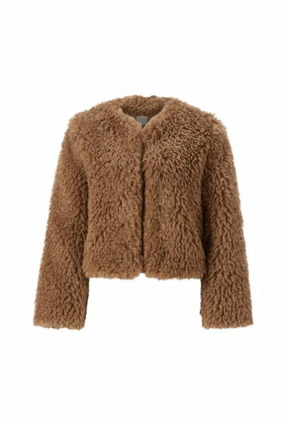 Rich & Royal Blusenblazer Cropped fur jacket günstig online kaufen