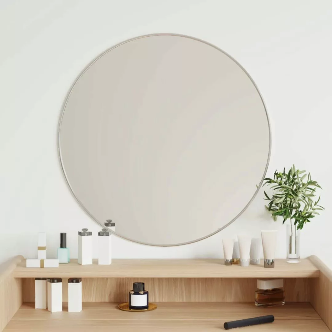 furnicato Wandspiegel Silbern Ø 60 cm günstig online kaufen