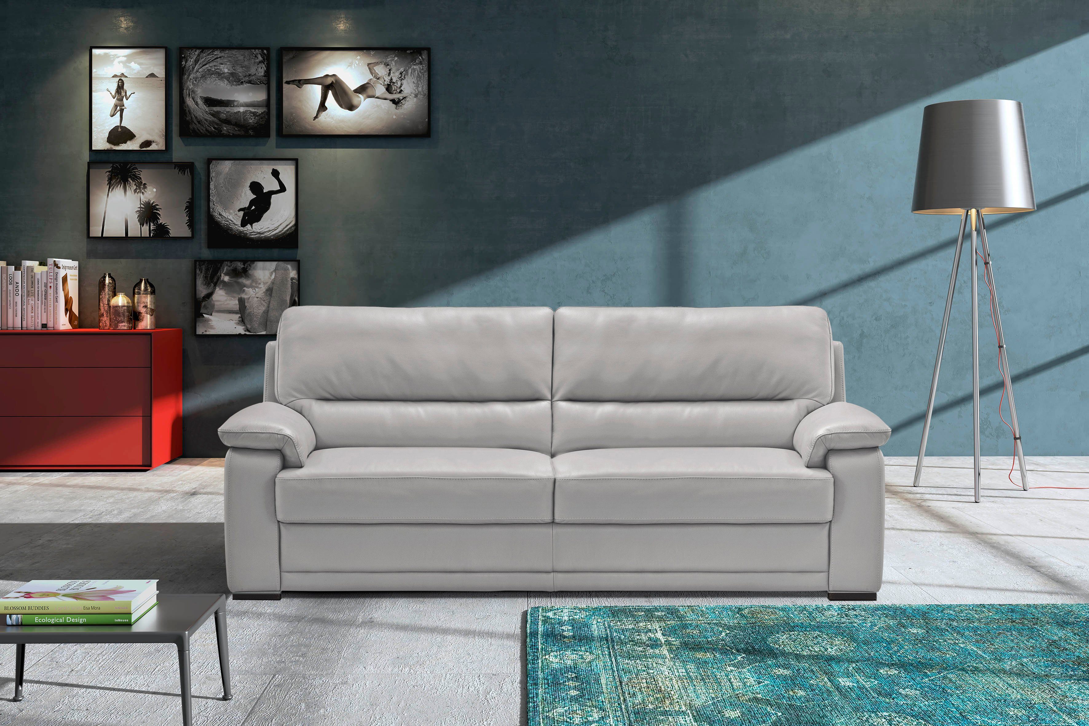Egoitaliano 2,5-Sitzer Doris, modernes Designersofa, Ledersofa günstig online kaufen