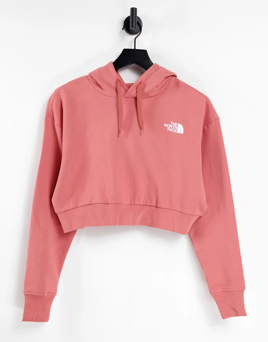 The North Face – Trend – Kapuzenpullover mit kurzem Schnitt in Rosa günstig online kaufen