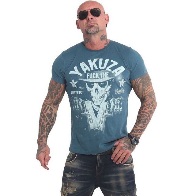 YAKUZA T-Shirt Rules Totenkopf Skull günstig online kaufen