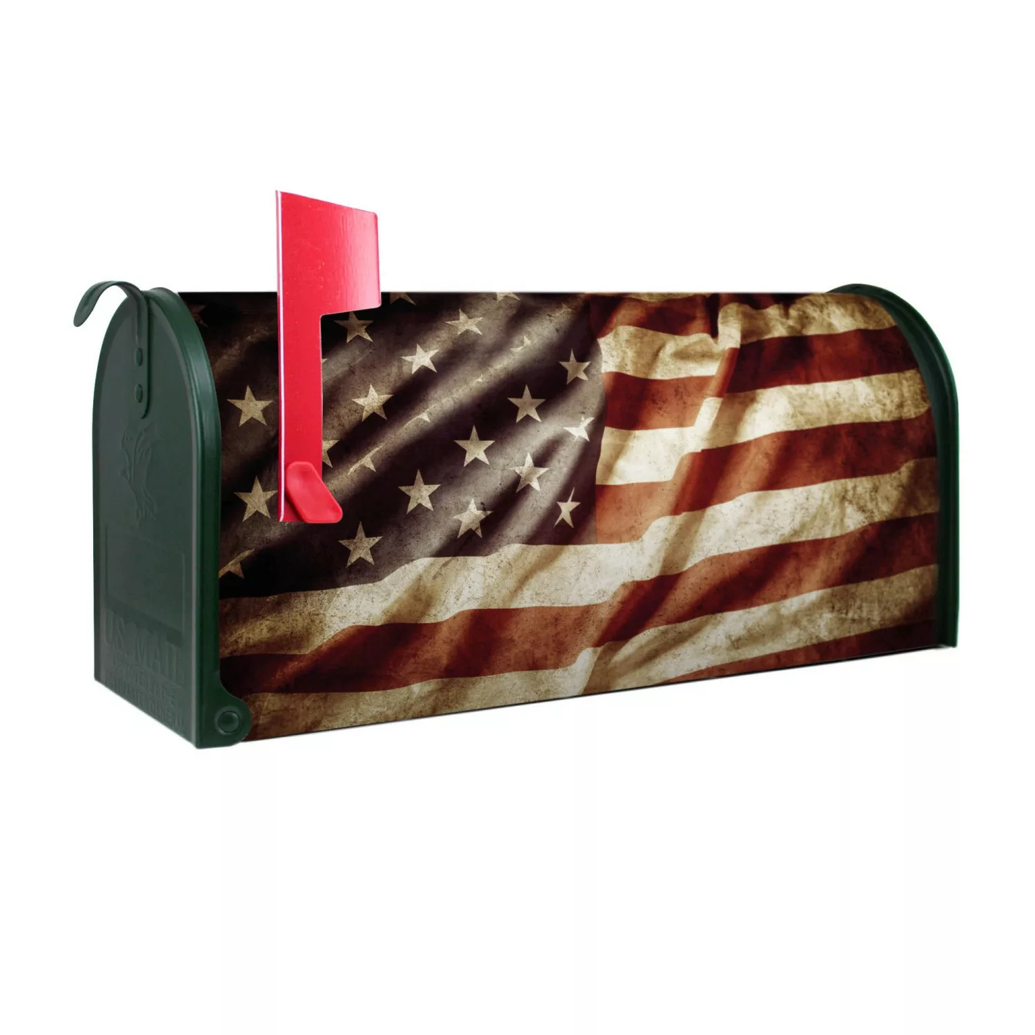 Banjado Amerikanischer Briefkasten Grün 48x22x16cm US Mailbox Letterbox Pos günstig online kaufen