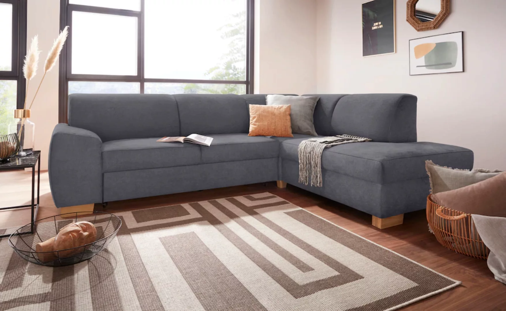 DOMO collection Ecksofa "Incanto kubische Formensprache, komfortabel, L-For günstig online kaufen