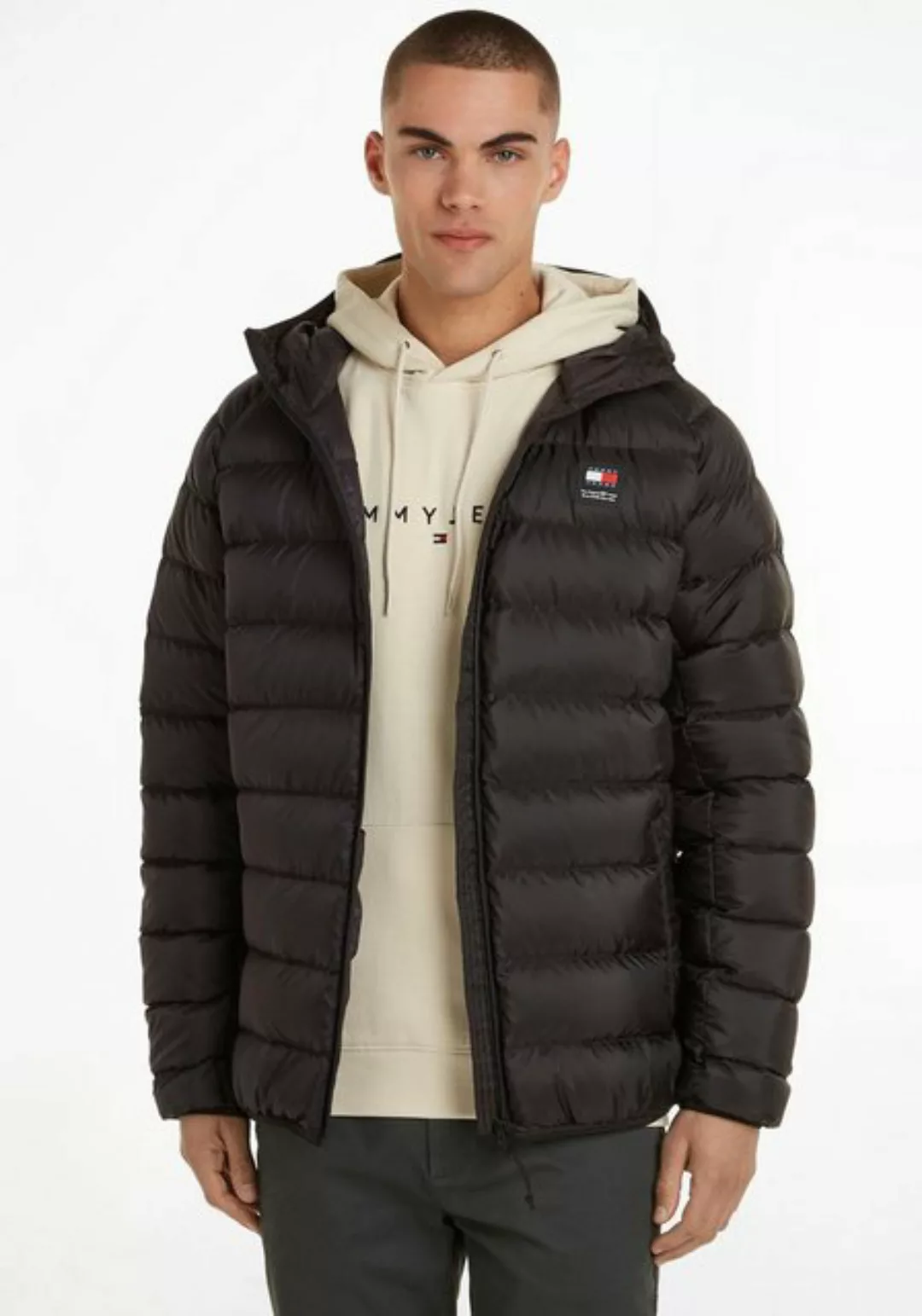 Tommy Jeans Daunenjacke TJM HOODED LT DOWN JACKET EXT mit Kapuze und integr günstig online kaufen