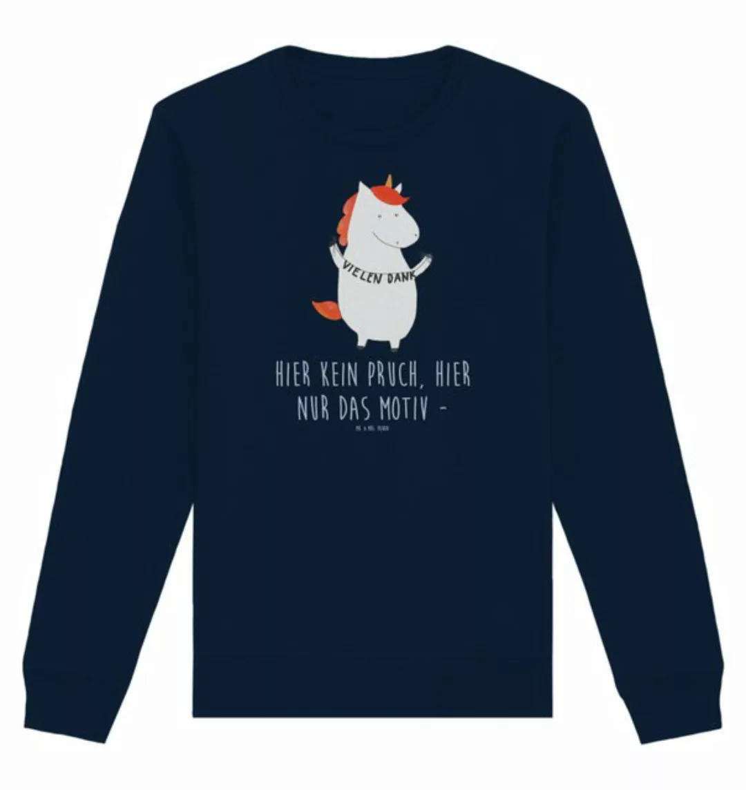 Mr. & Mrs. Panda Longpullover Größe XXL Einhorn Dankeschön - French Navy - günstig online kaufen