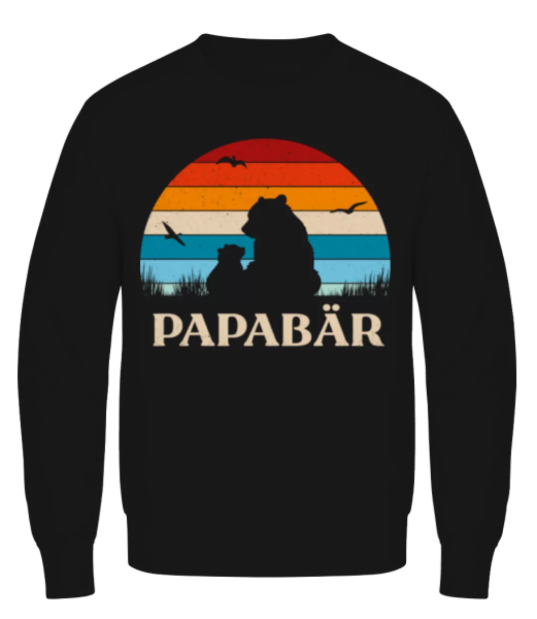 Papabär Sonnenuntergang · Männer Pullover günstig online kaufen