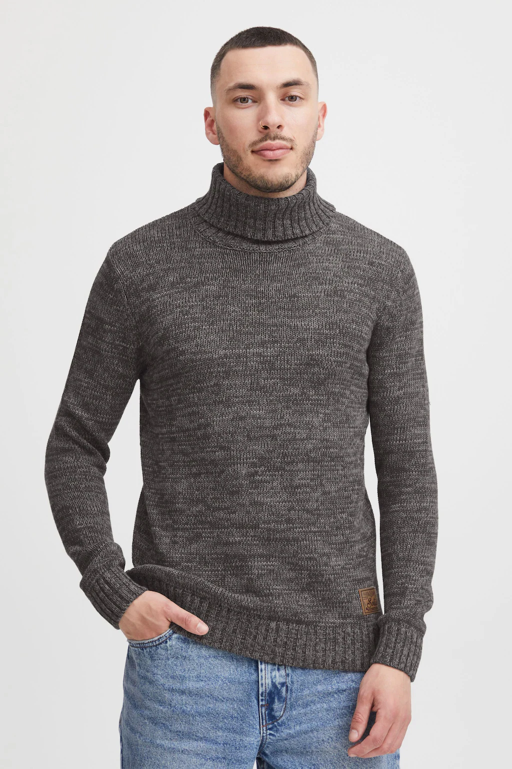 !Solid Rollkragenpullover SDPhilaremo Strickpulli in Melange-Optik günstig online kaufen