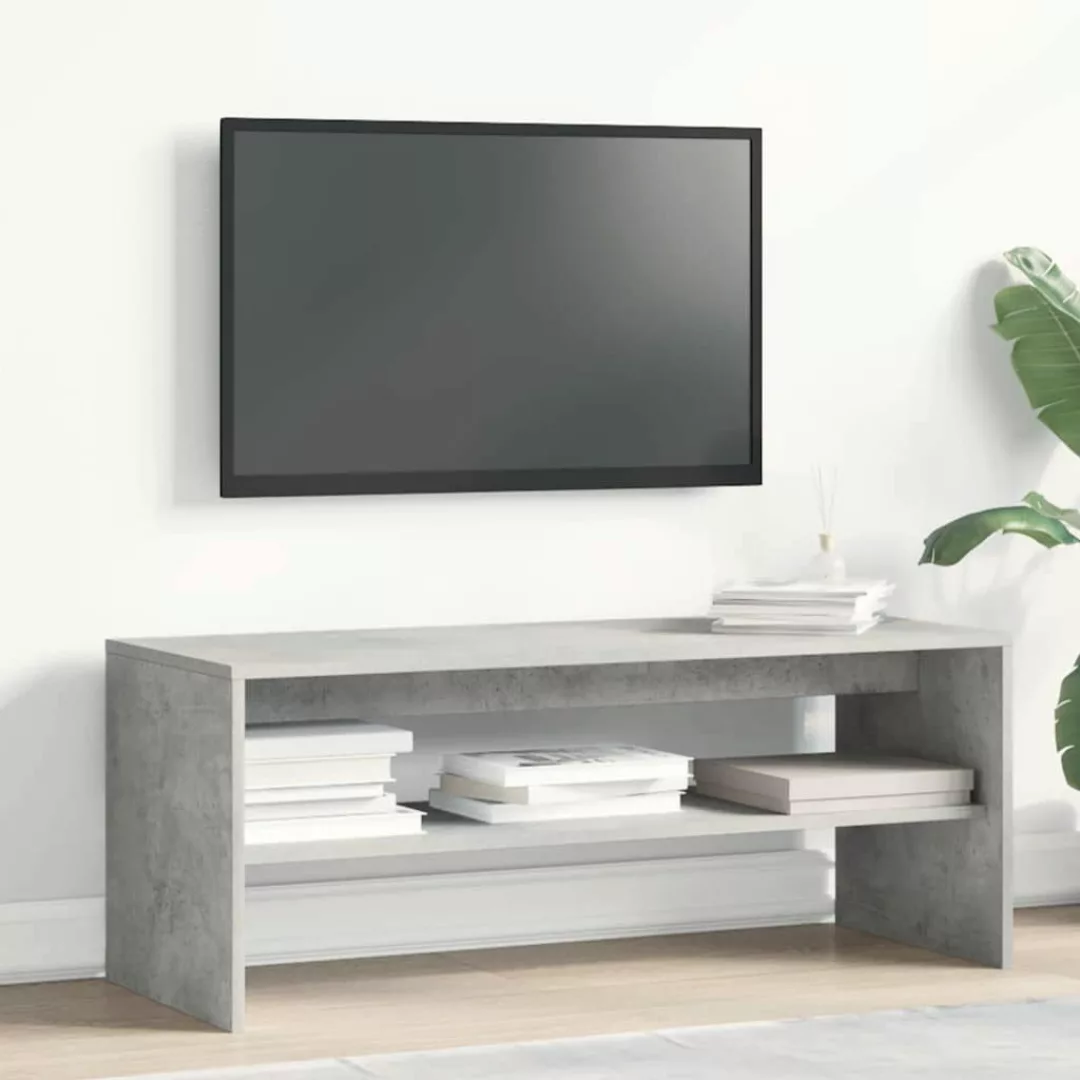 vidaXL TV-Schrank TV-Schrank Betongrau 100x40x40 cm günstig online kaufen