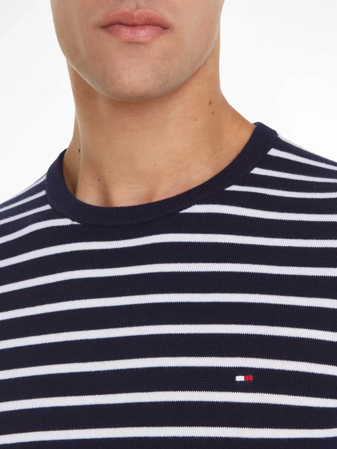 Tommy Hilfiger Rundhalspullover "ESSENTIAL COTTON CREW NECK" günstig online kaufen